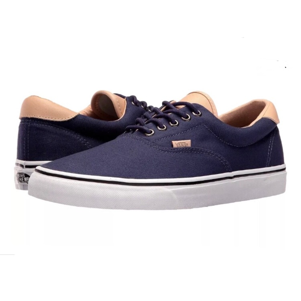 Vans era 59 shoes sneakers crown blue veggie tan